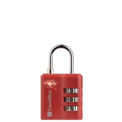 Koffersloten>TravelBlue 2x TSA Combi Lock Set red
