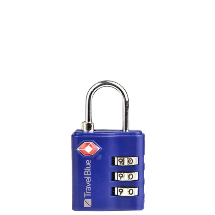 Koffersloten>TravelBlue 2x TSA Combi Lock Set blue