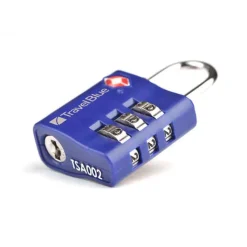 Koffersloten>TravelBlue 2x TSA Combi Lock Set blue