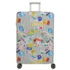 Kofferhoezen>Travelite Accessoires Kofferhoes L tickets on blue/white