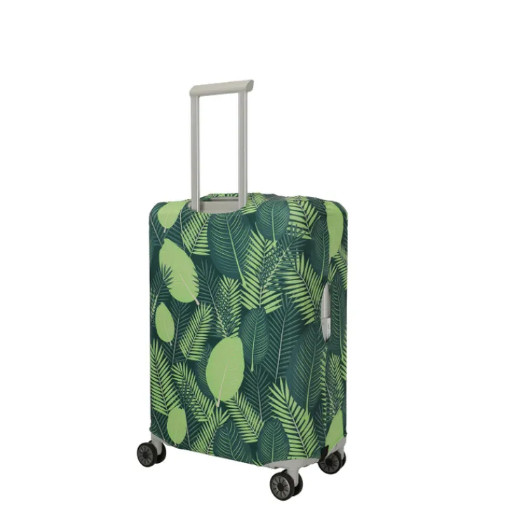 Kofferhoezen>Travelite Accessoires Kofferhoes M dark blue w/feathers