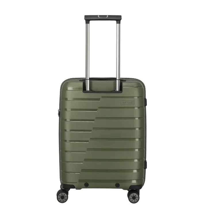Transavia Trolleys|Ryanair Trolleys>Travelite Air Base 4 Wheel Cabin Trolley olive