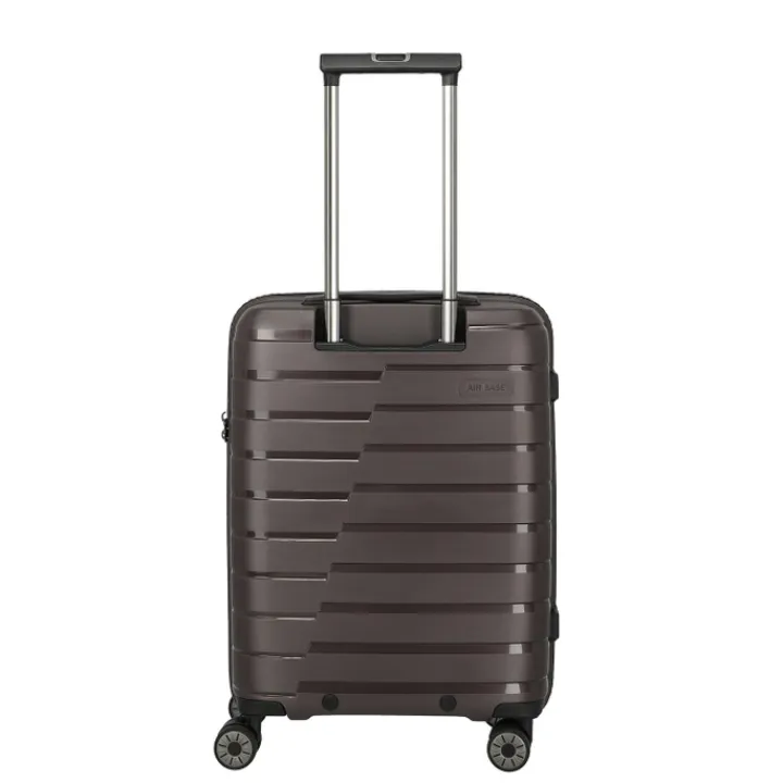 Transavia Trolleys|Ryanair Trolleys>Travelite Air Base 4 Wheel Cabin Trolley coffee