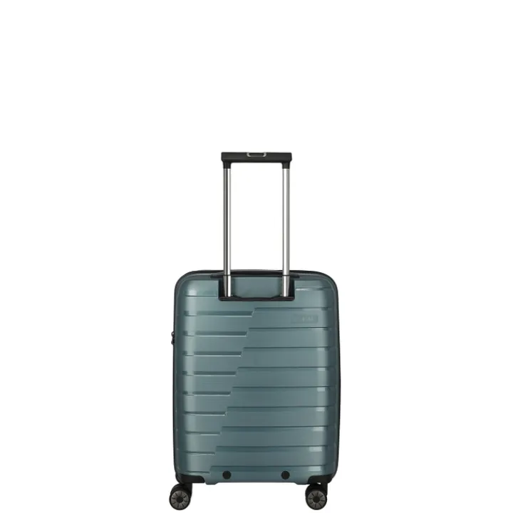 Handbagage Trolleys|Reistrolleys>Travelite Air Base 4 Wheel Cabin Trolley Expandable iceblue metallic