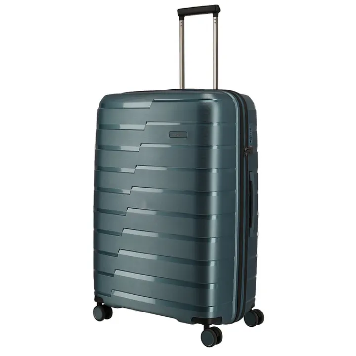 Reistrolleys|Reiskoffers>Travelite Air Base 4 Wiel Trolley L ice blue