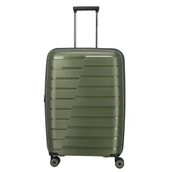 Reistrolleys|Reiskoffers>Travelite Air Base 4 Wiel Trolley M Expandable olive