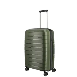 Reistrolleys|Reiskoffers>Travelite Air Base 4 Wiel Trolley M Expandable olive
