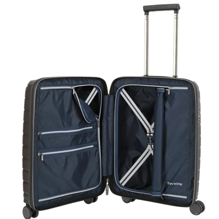 Transavia Trolleys|Ryanair Trolleys>Travelite Air Base 4 Wiel Trolley S anthracite