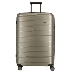 Reistrolleys|Reiskoffers>Travelite Air Base 4 Wiel Trolley L champagne metallic