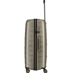 Reistrolleys|Reiskoffers>Travelite Air Base 4 Wiel Trolley L champagne metallic