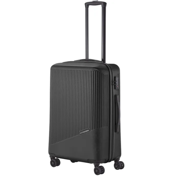 Reistrolleys|Reiskoffers>Travelite Bali 4 Wiel Trolley M black