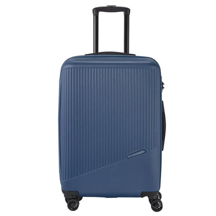 Reistrolleys|Reiskoffers>Travelite Bali 4 Wiel Trolley M blue