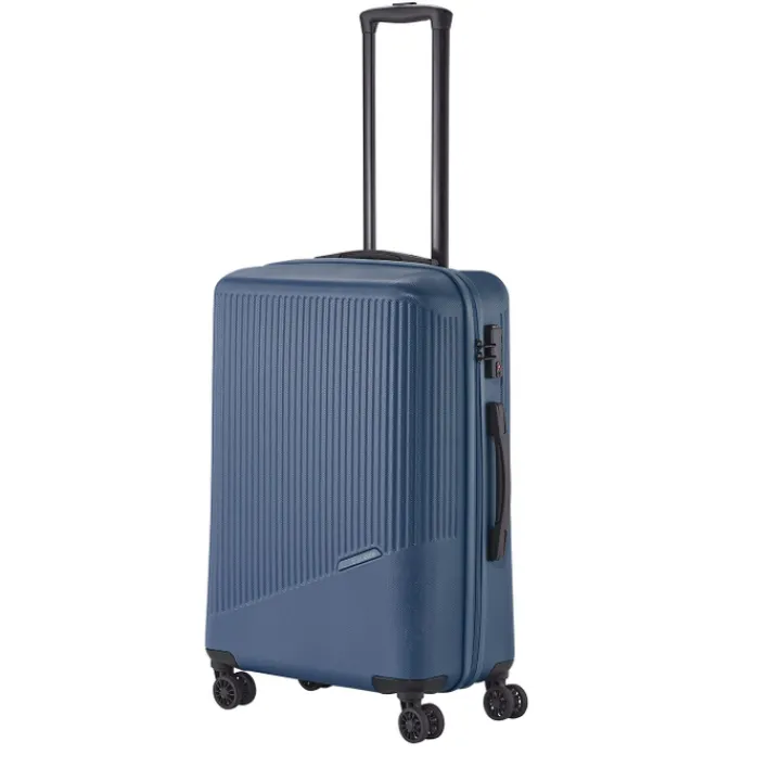 Reistrolleys|Reiskoffers>Travelite Bali 4 Wiel Trolley M blue