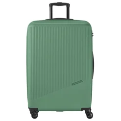Reistrolleys|Reiskoffers>Travelite Bali 4 Wiel Trolley L green