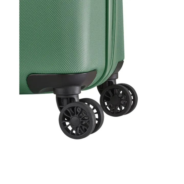 Reistrolleys|Reiskoffers>Travelite Bali 4 Wiel Trolley M green