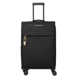 Reistrolleys|Reiskoffers>Travelite Barbara Stepp 4 Wheel Trolley M black