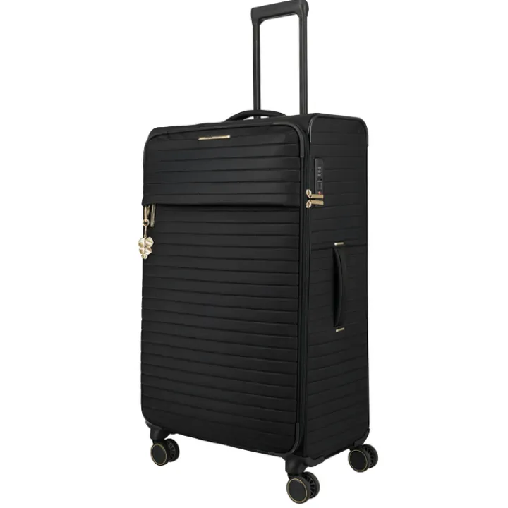 Reistrolleys|Reiskoffers>Travelite Barbara Stepp 4 Wheel Trolley L black