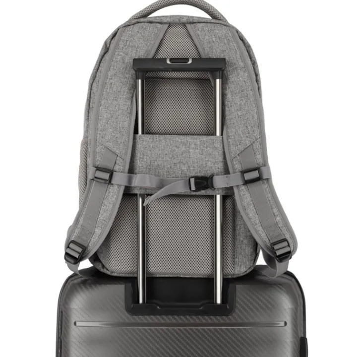 Heren Rugzakken|Dames Rugzakken>Travelite Basics Backpack Melange light grey