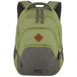 Heren Rugzakken|Dames Rugzakken>Travelite Basics Backpack Melange green/grey