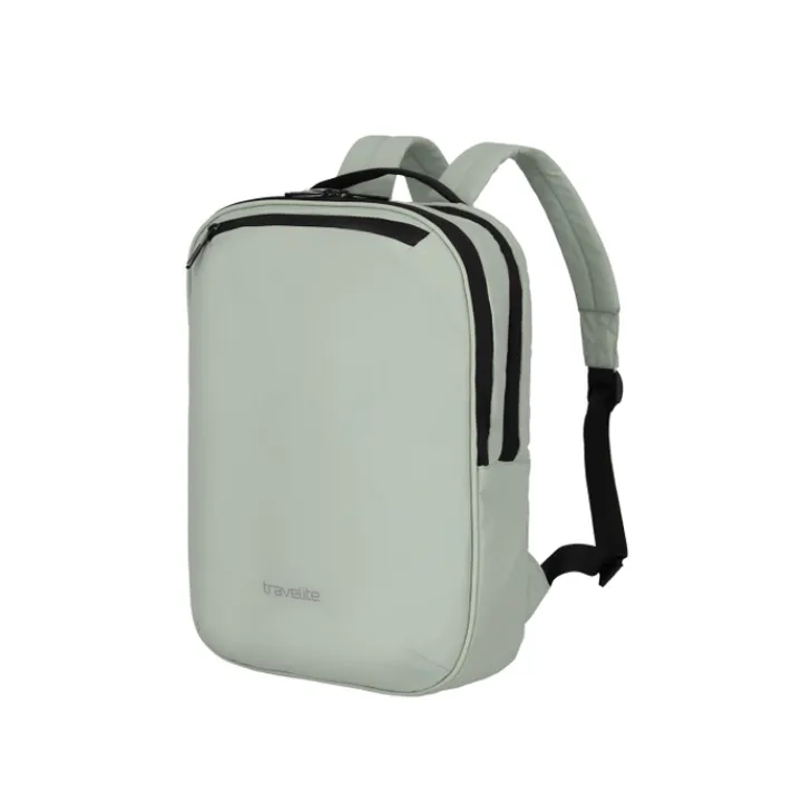 Kleine Rugzakken|15.6 Inch Laptoptassen>Travelite Basics Backpack light green