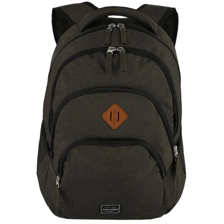 Heren Rugzakken|Dames Rugzakken>Travelite Basics Backpack Melange brown