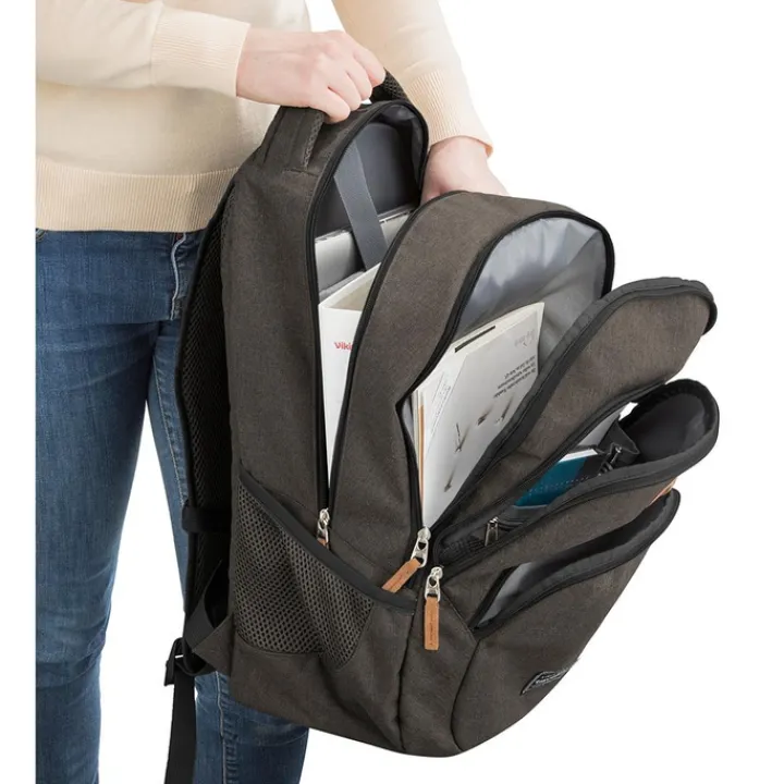 Heren Rugzakken|Dames Rugzakken>Travelite Basics Backpack Melange brown