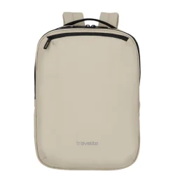 Kleine Rugzakken|15.6 Inch Laptoptassen>Travelite Basics Backpack off-white