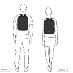 Kleine Rugzakken|15.6 Inch Laptoptassen>Travelite Basics Backpack off-white