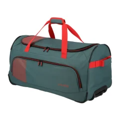 Grote Reistassen|Heren Reistassen>Travelite Basics Fresh Wheeled Duffle green/orange