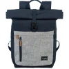 Heren Rugzakken|Dames Rugzakken>Travelite Basics Rollup Backpack navy/grey