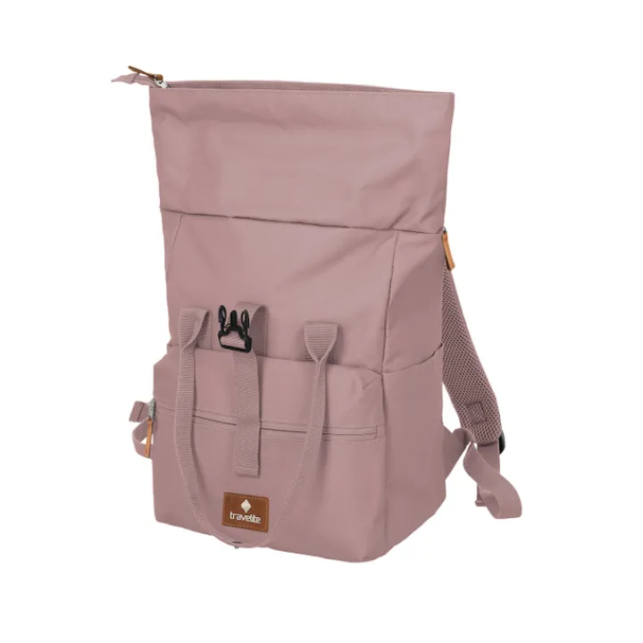 Kleine Rugzakken>Travelite Basics Short Handle Rollup smoky rose