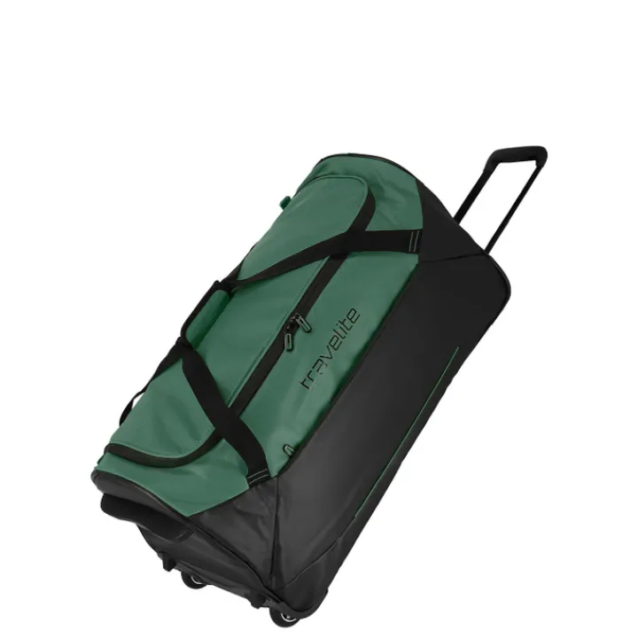 Grote Reistassen|Heren Reistassen>Travelite Basics Trolley Travel Bag green