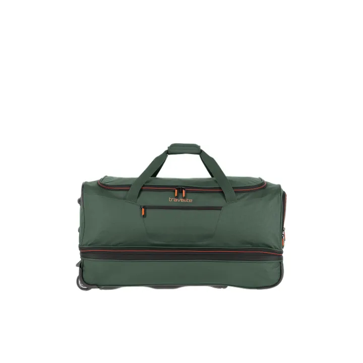 Grote Reistassen|Heren Reistassen>Travelite Basics Wheeled Duffle 70 Expandable dark green