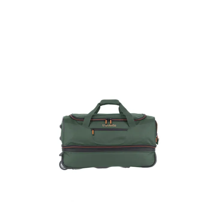 Heren Reistassen|Dames Reistassen>Travelite Basics Wheeled Duffle 55 Expandable dark green