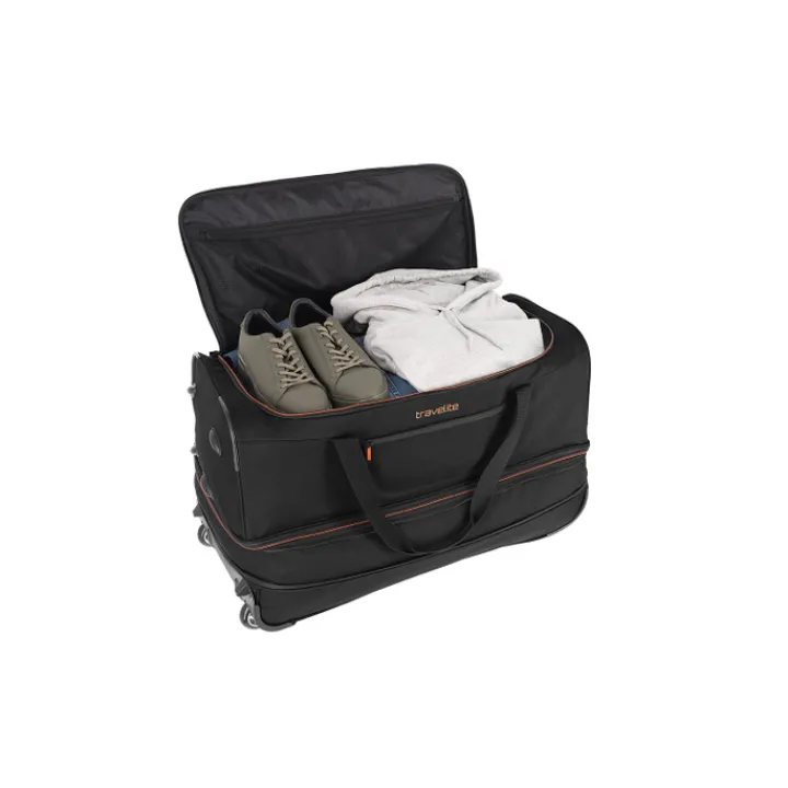 Grote Reistassen|Heren Reistassen>Travelite Basics Wheeled Duffle 70 Expandable black