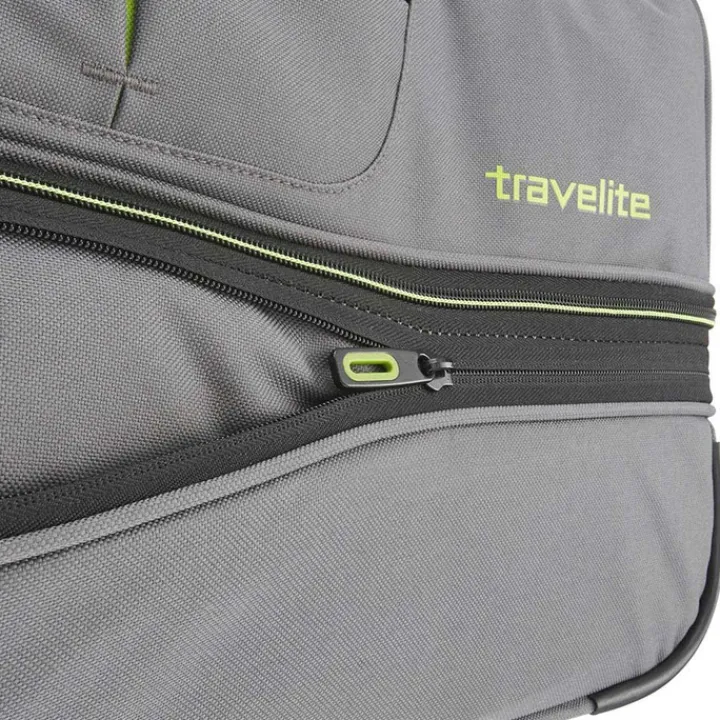 Heren Reistassen|Dames Reistassen>Travelite Basics Wheeled Duffle 55 Expandable grey