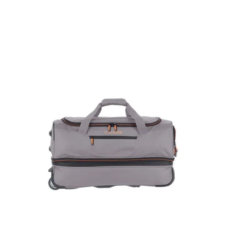 Heren Reistassen|Dames Reistassen>Travelite Basics Wheeled Duffle 55 Expandable grey