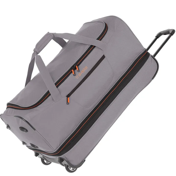 Grote Reistassen|Heren Reistassen>Travelite Basics Wheeled Duffle 70 Expandable grey