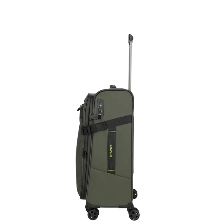Reistrolleys|Reiskoffers>Travelite Briize 4W Trolley M khaki