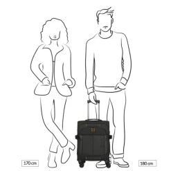 Transavia Trolleys|Ryanair Trolleys>Travelite Briize 4W Trolley S khaki