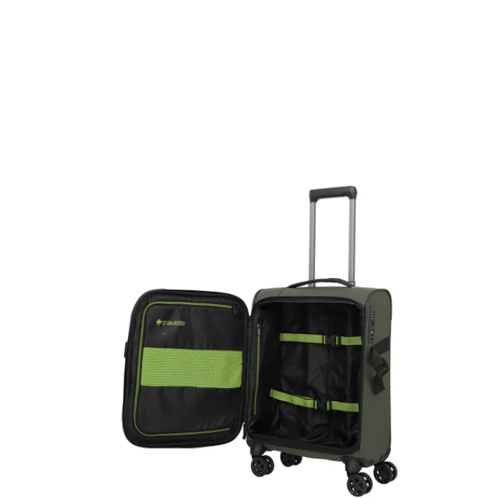 Transavia Trolleys|Ryanair Trolleys>Travelite Briize 4W Trolley S khaki