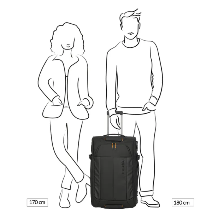 Heren Reistassen|Dames Reistassen>Travelite Briize Wheeled Duffle M black