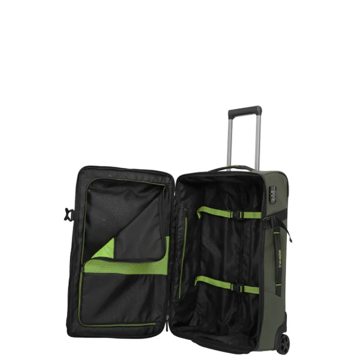 Heren Reistassen|Dames Reistassen>Travelite Briize Wheeled Duffle M khaki