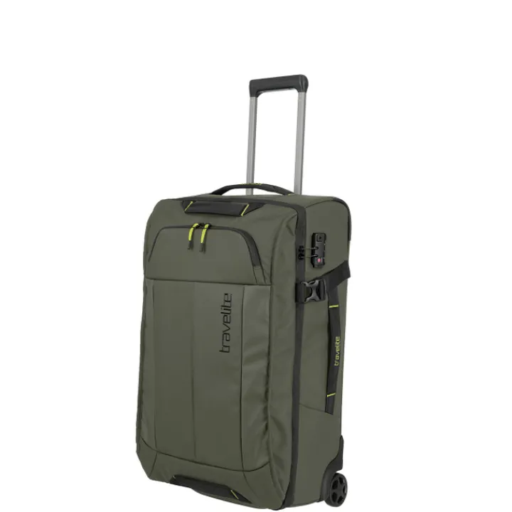 Heren Reistassen|Dames Reistassen>Travelite Briize Wheeled Duffle M khaki