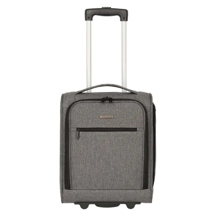 Handbagage Trolleys|Reistrolleys>Travelite Cabin 2 Wiel Underseater 43cm grey melange