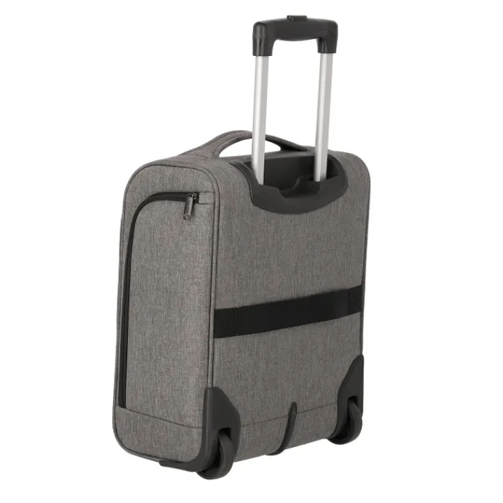 Handbagage Trolleys|Reistrolleys>Travelite Cabin 2 Wiel Underseater 43cm grey melange