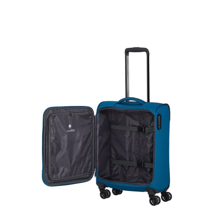 Transavia Trolleys|Ryanair Trolleys>Travelite Chios 4 Wiel Trolley S petrol