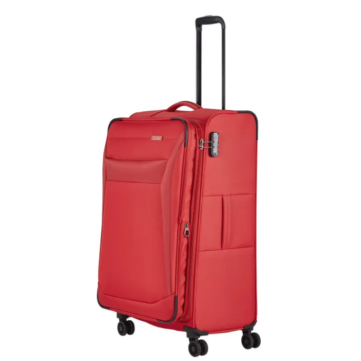 Reistrolleys|Reiskoffers>Travelite Chios 4 Wiel Trolley L red