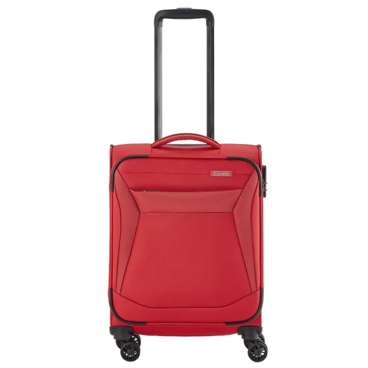 Transavia Trolleys|Ryanair Trolleys>Travelite Chios 4 Wiel Trolley S red