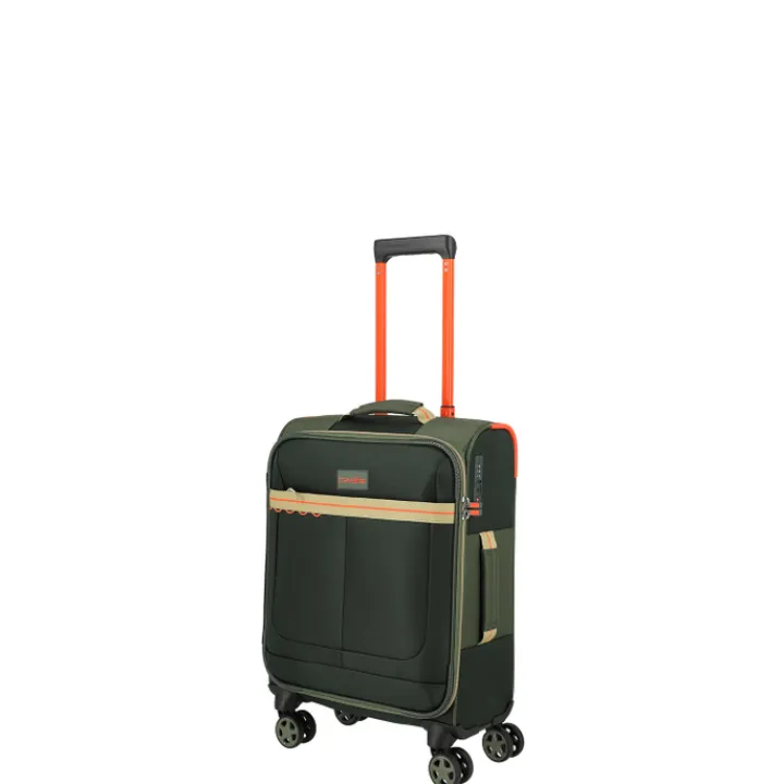 Transavia Trolleys|Ryanair Trolleys>Travelite Color Craze 4 Wheel Cabin Trolley olive